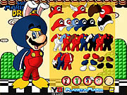 Флеш игра онлайн Одевалки Марио
